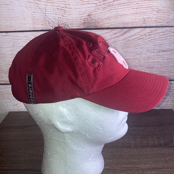 Pre owned Captain Collection Maroon Sooners OU College Adjustable Hat - Picture 5 of 8